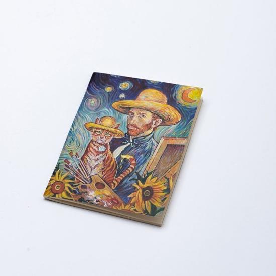 Van Gogh Baskılı Mini Defter