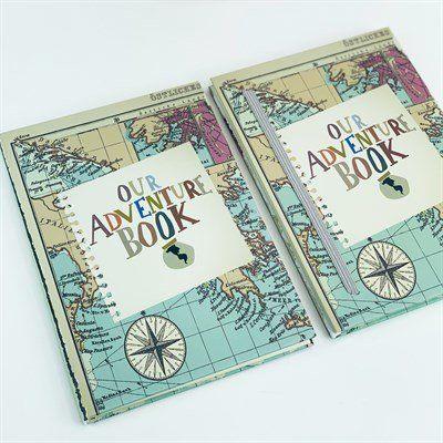 Our Adventure Book Tasarımlı Lastikli Defter