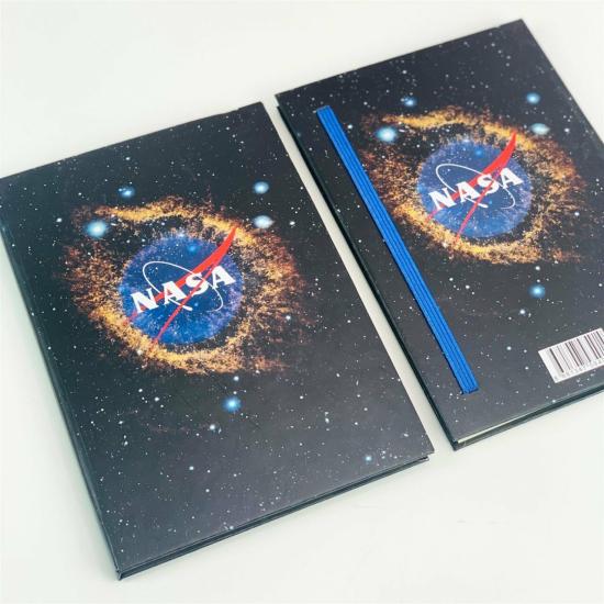 Nasa Tasarımlı Lastikli Defter