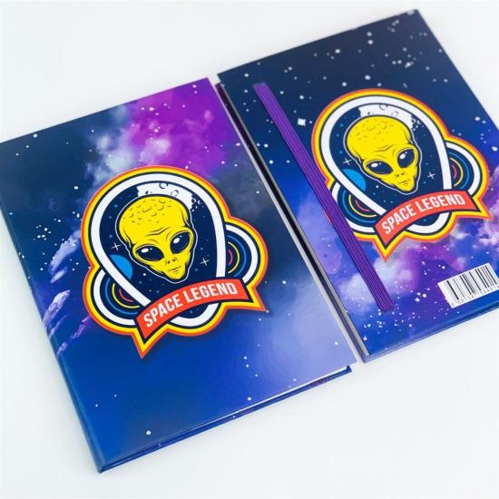 Space Legend Tasarımlı Lastikli Defter