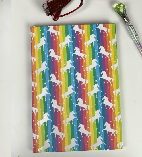 Unicorn Tasarımlı Lastikli Defter