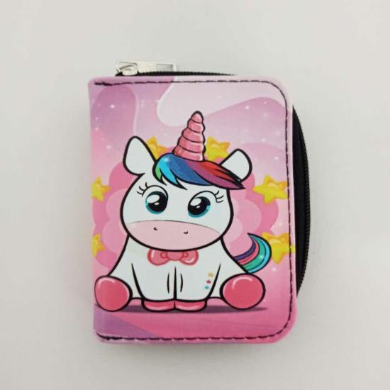 Tatlı Unicorn Baskılı Cüzdan