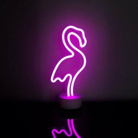 Neon Flamingo Mor Lamba