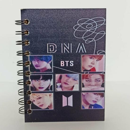 BTS DNA Tasarımlı Not Defteri