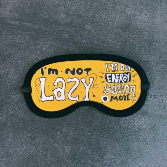 I’m Not Lazy Tasarımlı Uyku Bandı