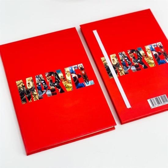 Marvel Tasarımlı Lastikli Defter