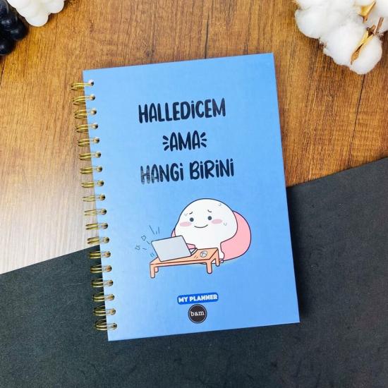 Halledicem Ama Hangi Birini Tasarımlı Konuşan Ajanda