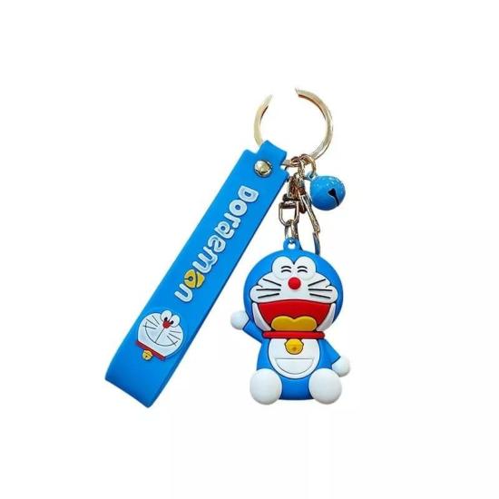 Doraemon Tasarımlı Slikon Anahtarlık