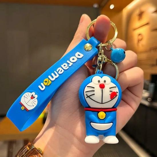 Doraemon Tasarımlı Slikon Anahtarlık