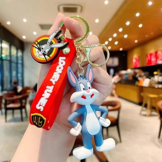 Bugs Bunny Tasarımlı Slikon Anahtarlık