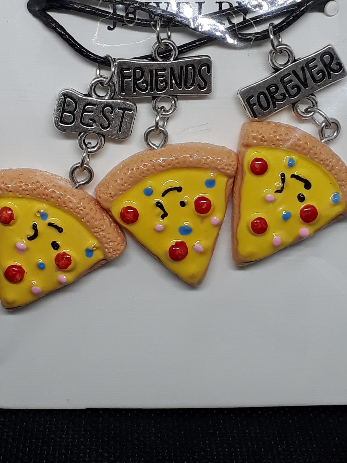 BFF 3’lü Pizza Kolye