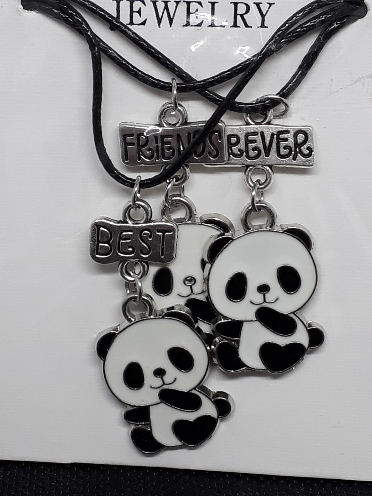 BFF 3’lü Panda Metal Kolye