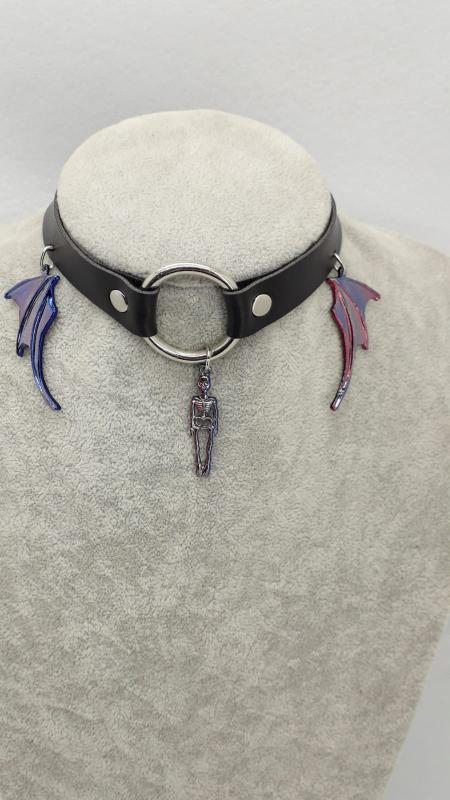 Bat Skeleton  Choker